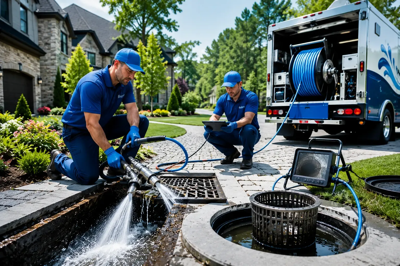 Local outdoor drain cleaning professionals in Spangler, PA